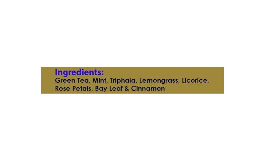 Kayos Stomach Ease Tea with Triphla, Licorice, Bay Leaf and Cinnamon   Pack  100 grams